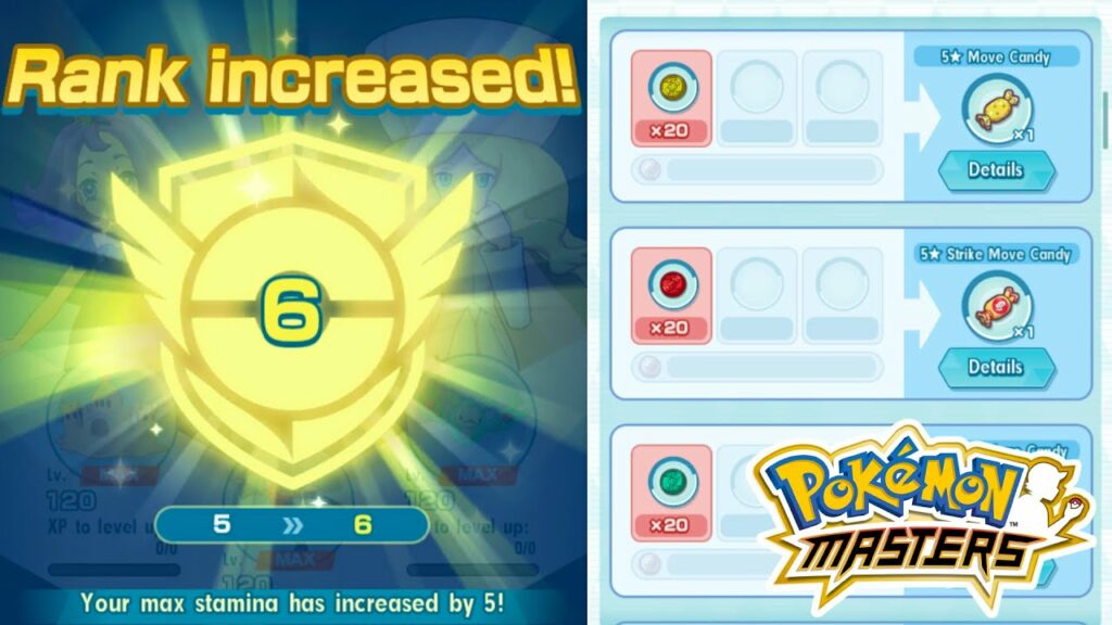 NEW UPDATE IS HERE! FREE MOVE CANDY COINS! PLAYER RANKS! STAMINA SYSTEM! | Pokemon Masters