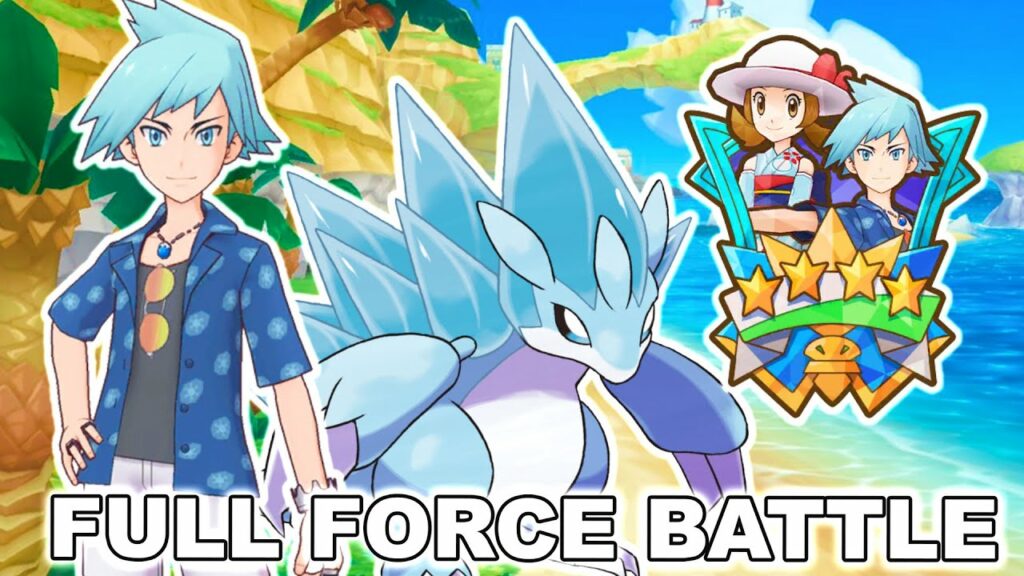 SUMMER STEVEN ALOLAN SANDSLASH ICICLE SPEAR FULL FORCE BATTLE DIAMOND MEDAL CLEAR! | Pokemon Masters