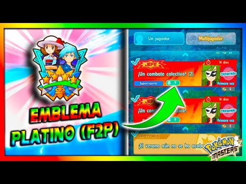 EMBLEMA PLATINO (F2P) - Evento de Verano - Pokemon Masters