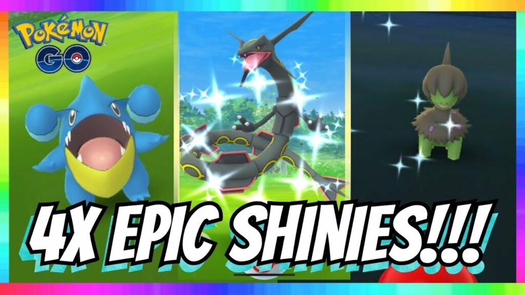 4x EPIC SHINIES CAUGHT! NEW DRAGON WEEK EVENT IN POKEMON GO! ( 93iv Gible Shiny )