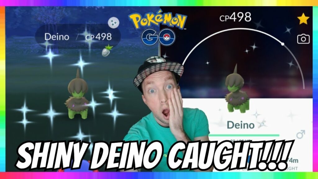 ONLY 51 CHECKS I CAUGHT SHINY DEINO on STREAM IN POKEMON GO! ( 1st STREAMER to CATCH SHINY DEINO )