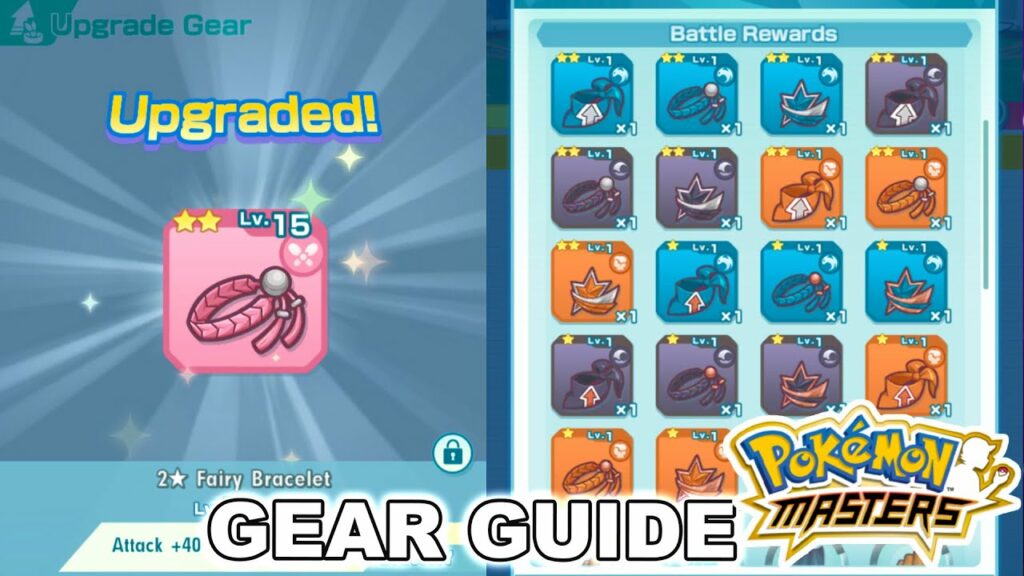 FASTEST WAY TO FARM ALL THE NEW GEARS IN POKEMON MASTERS! | Pokemon Masters