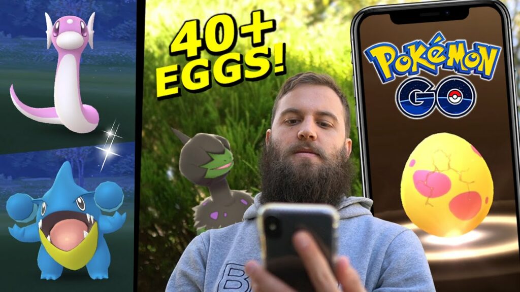 AWESOME SHINY DRAGON HAUL! (40+ 7km Egg Hatch!) - Pokemon Go