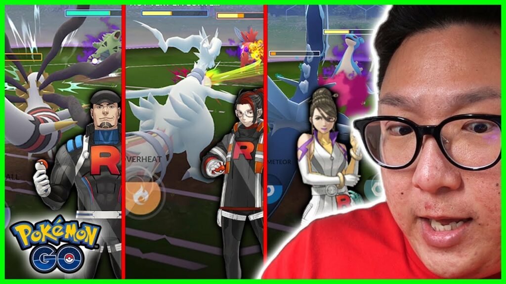 FULL DRAGON TEAM AGAINST ALL TEAM ROCKET LEADERS IN POKEMON GO