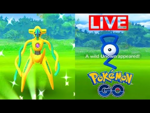 Pokemon Go Shiny Deoxys(caught) & Unown Raids Till We Get Them