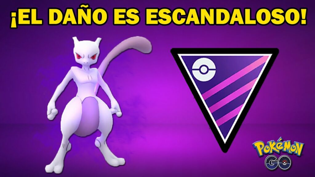 MEWTWO OSCURO DESTROZA COMO NADIE en LIGA MASTER GO BATTLE LEAGUE (PvP) - POKEMON GO