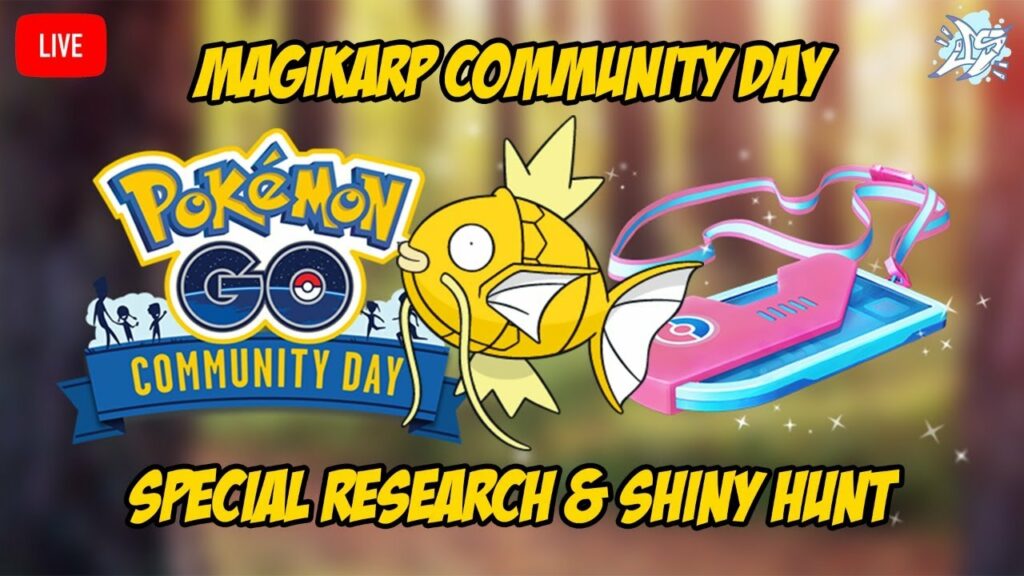MAGIKARP COMMUNITY DAY SPECIAL RESEARCH & SHINY HUNT | POKEMON GO