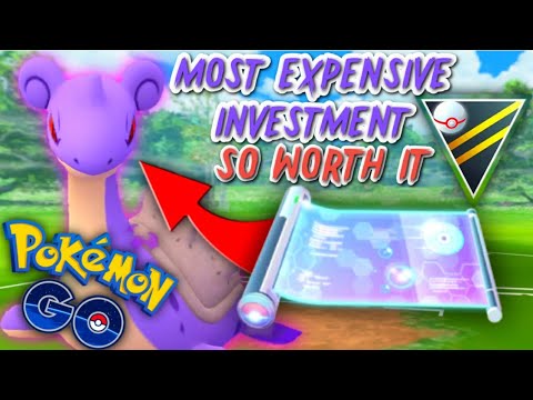 The SHINY SHADOW ELITE TM LAPRAS in Premier Ultra GO Battle League Pokemon GO | I LOVE THIS THING