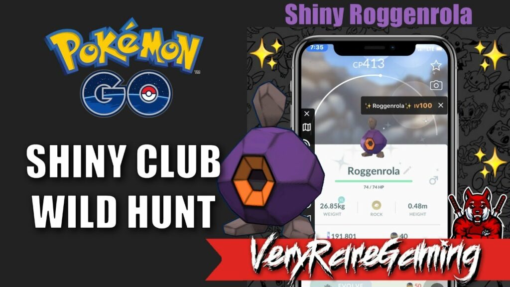 Shiny Roggenrola | Unova Week in Pokemon Go | Shiny Club Hunt