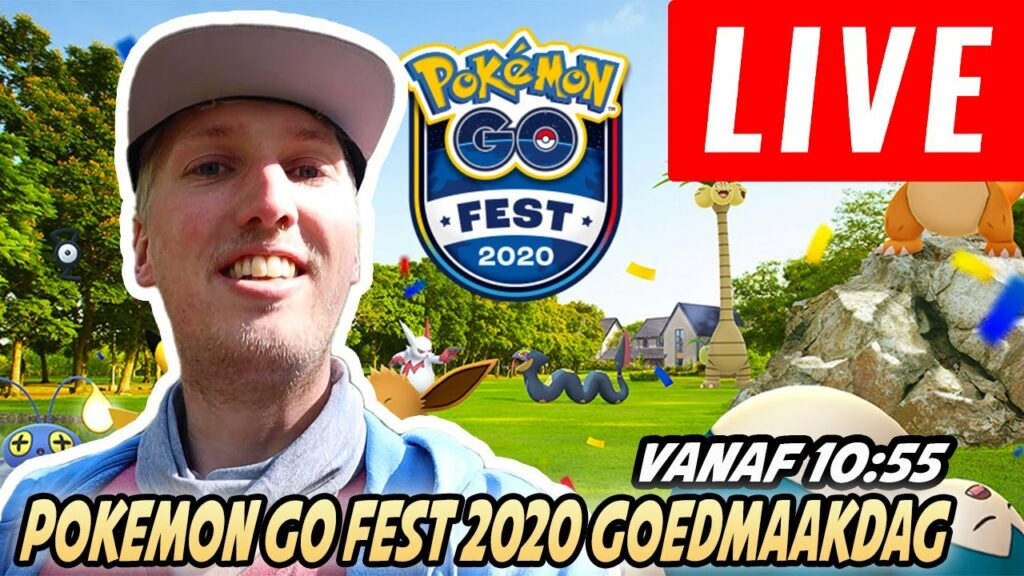 Pokemon GO Nederlands - Pokemon GO Fest 2020 make up day LIVE - Pokemon GO Fest Nederland