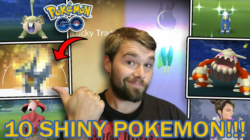 10 SHINY POKEMON CAUGHT! AMAZING SHINY LUCKY TRADE! DRAGON WEEK RESEARCH COMPLETED! (Pokemon GO)
