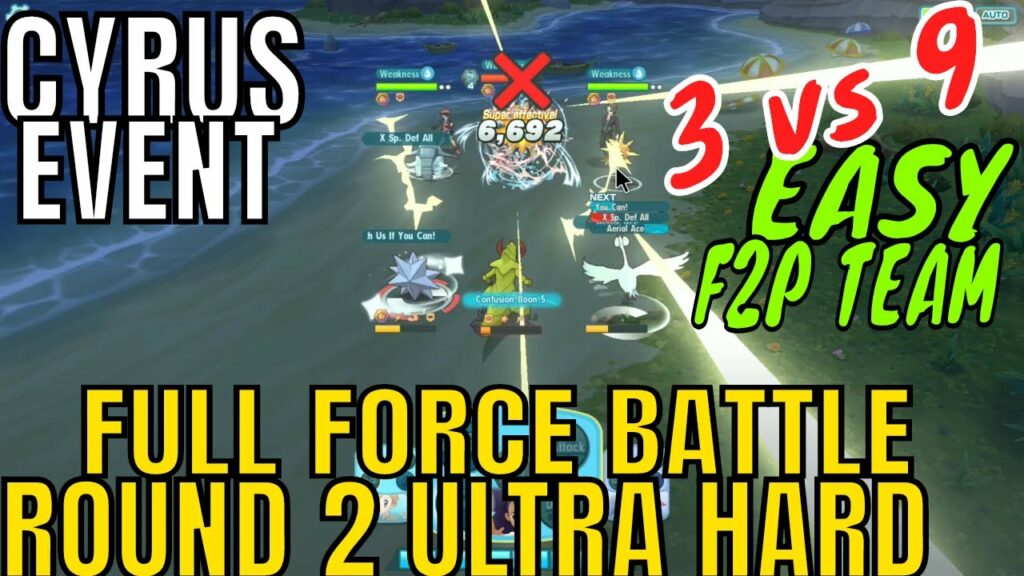 Pokemon Masters - New World Dilemma F2P Misty Iris Skyla Team Full Force Battle Round 2 Guide