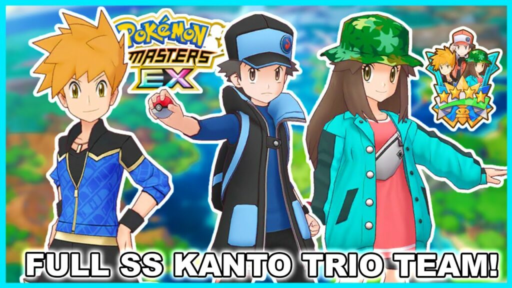 LEGENDARY KANTO TRIO! SYGNA SUIT RED BLUE LEAF TEAM SHOWCASE! | Pokemon Masters EX