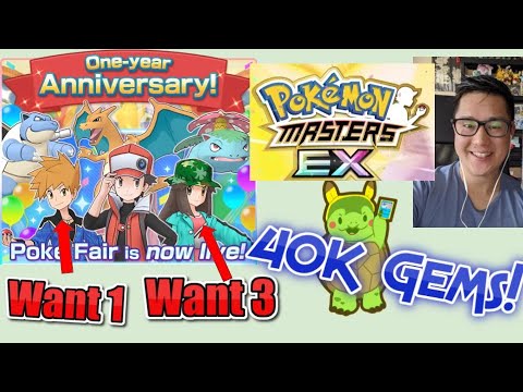 40K Gems GONE! Pokemon Masters Anniversary PULLS!