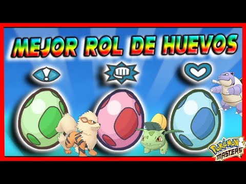 MEJORES ROL - EVENTO HUEVO (Fuego Planta Agua) - Pokemon Masters Ex
