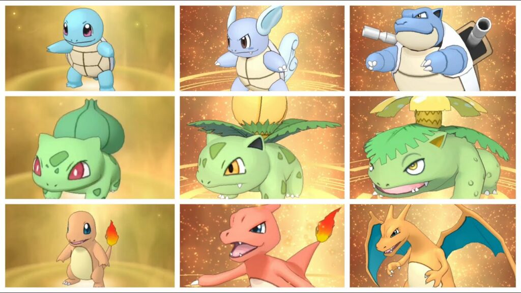 Pokemon Masters EX: Shiny Bulbasaur, Squirtle & Charmander Evolution (Kanto Trio Startups)