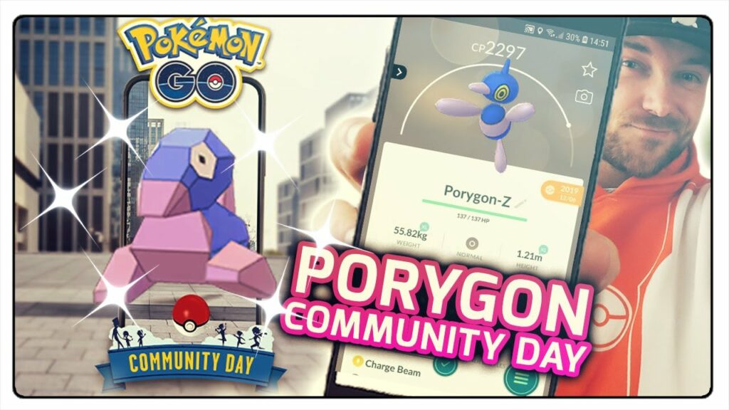 SHINY PORYGON COMMUNITY DAY W POKEMON GO!