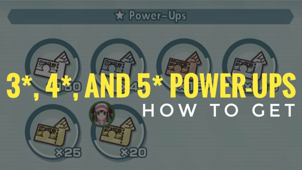 [Pokemon Masters EX] HOW TO GET: 3-Star, 4-Star, and 5-Star Power-Ups