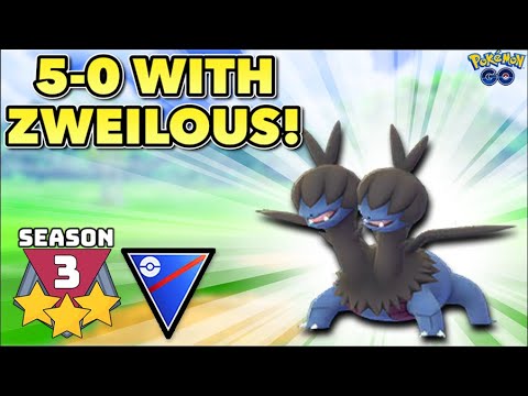 ZWEILOUS GOES 5-0 IN GO BATTLE GREAT LEAGUE! | Pokemon Go PvP
