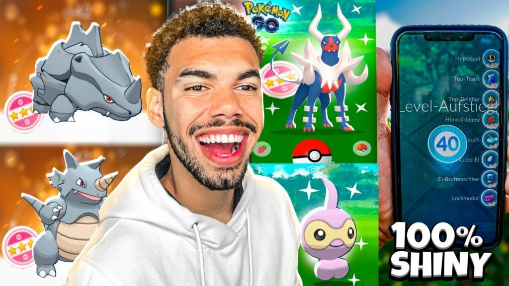 PEGANDO LEVEL 40 COM 100% SHINY - POKEMON GO | Cris |