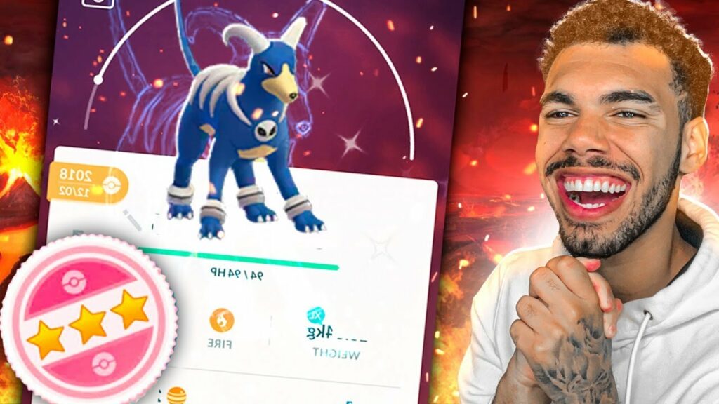 EVOLUIDO E MAXIMIZANDO MEU HOUNDOOM SHINY 100% - POKEMON GO | Cris |