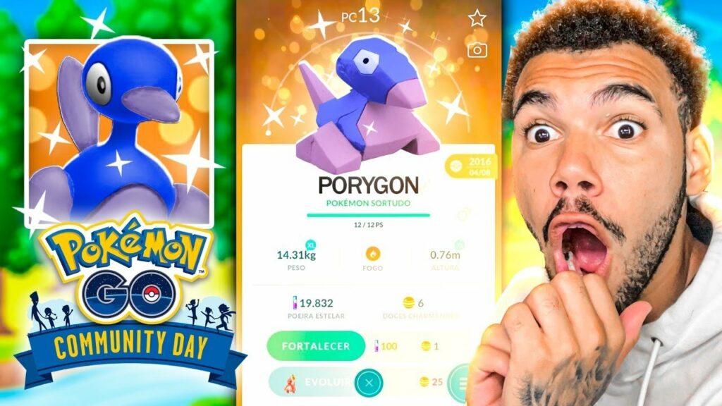 SHINY PORYGON AO VIVO - POKEMON GO | Cris |