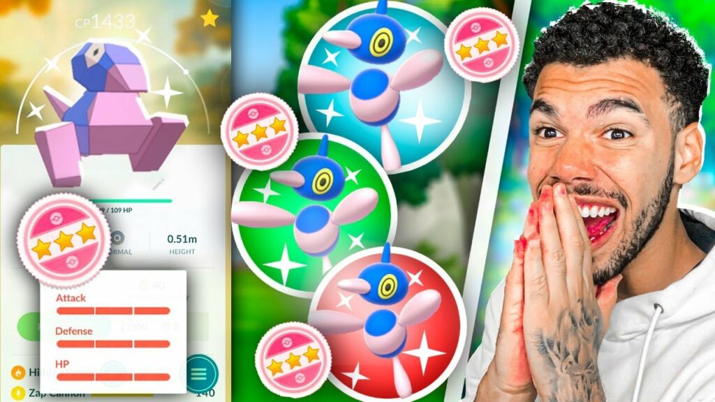 3 SHINY PORYGON 100% FOI MUITO FACIL DE PEGAR - POKEMON GO | Cris |
