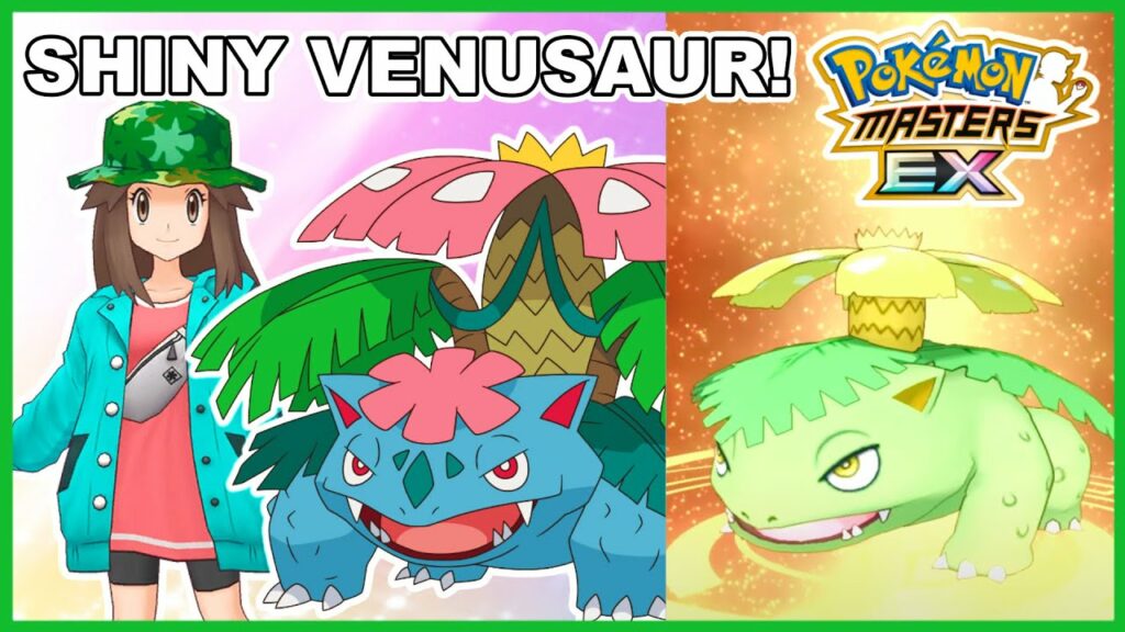 Need More Tickets! Shiny Venusaur + SS Leaf Double Venusaur Showcase! | Pokemon Masters EX