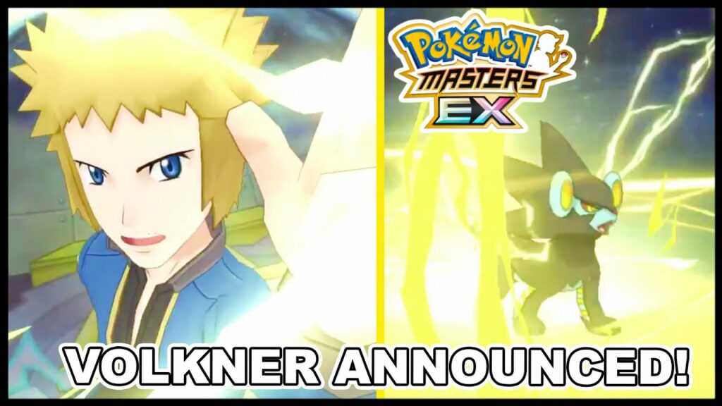 Volkner & Luxray Announced + Sync Move Animation! New Electric Tech Unit? | Pokemon Masters EX