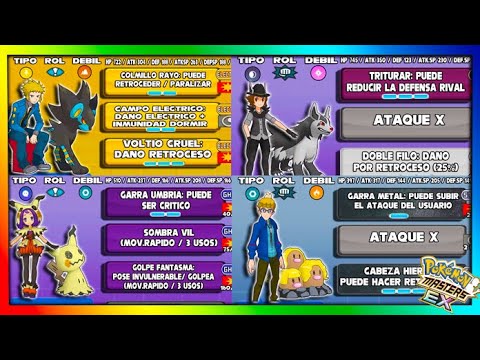 FILTRACION NUEVOS COMPIS de OCTUBRE !! - Pokemon Masters Ex
