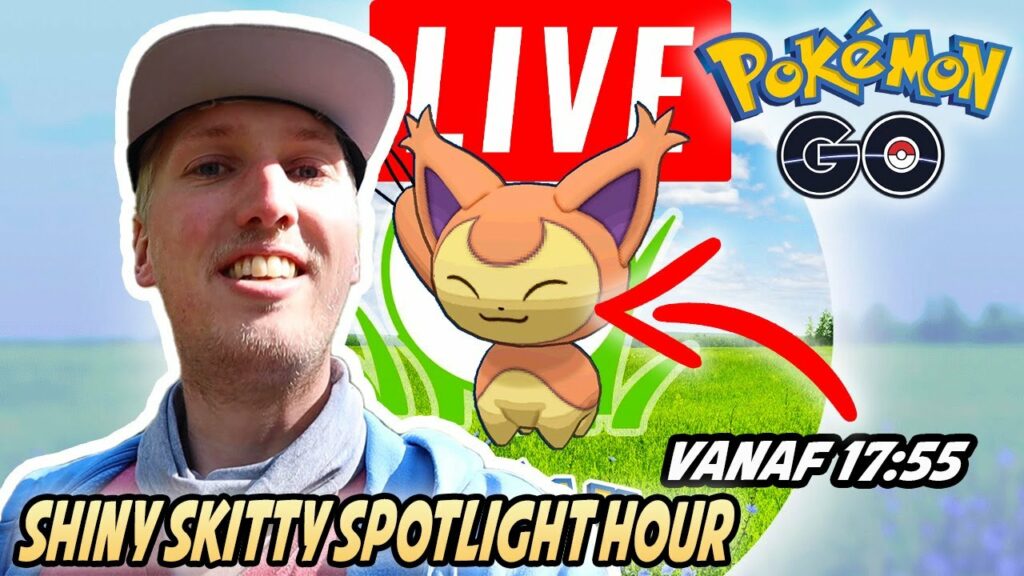Pokemon GO Nederlands - Shiny Skitty Spotlight Hour LIVE