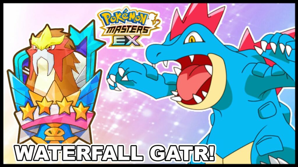 Kris's Redemption! Feraligatr Waterafall Sync Nuke Entei Legendary Arena 3v1! | Pokemon Masters EX
