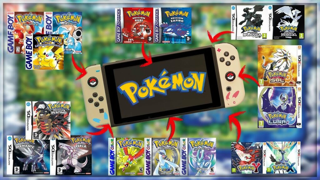 FILTRADO POKEMON MASTER COLLECTION NINTENDO SWITCH TODOS los JUEGOS de POKEMON en un solo CARTUCHO