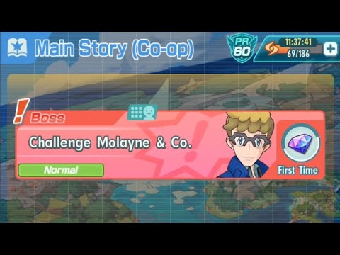 [Pokemon Masters EX] Main Story - Chapter 26 (Challenge Molayne & Co.: Normal)