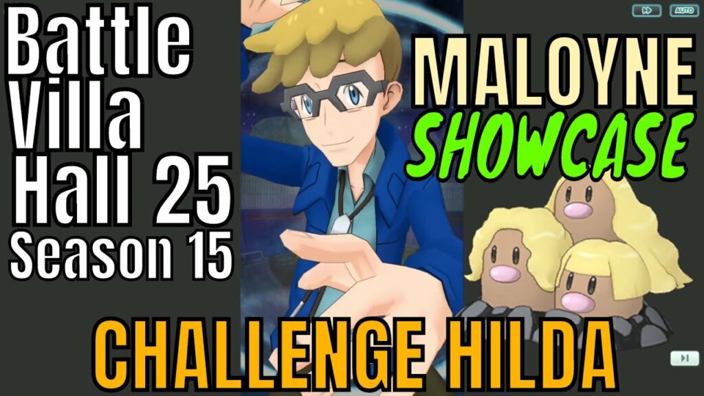 Pokemon Masters - Molayne lv 110 Dugtrio Showcase! VS Hilda 25 Battle Villa Season 15