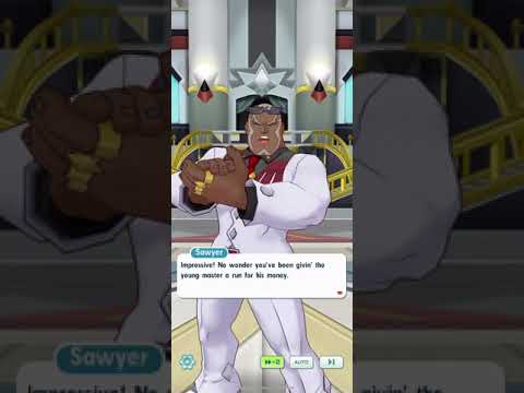 Pokemon Masters - Battle Villa: Challenge Sawyer - Hall 30 (October 2020) - Auto Mode