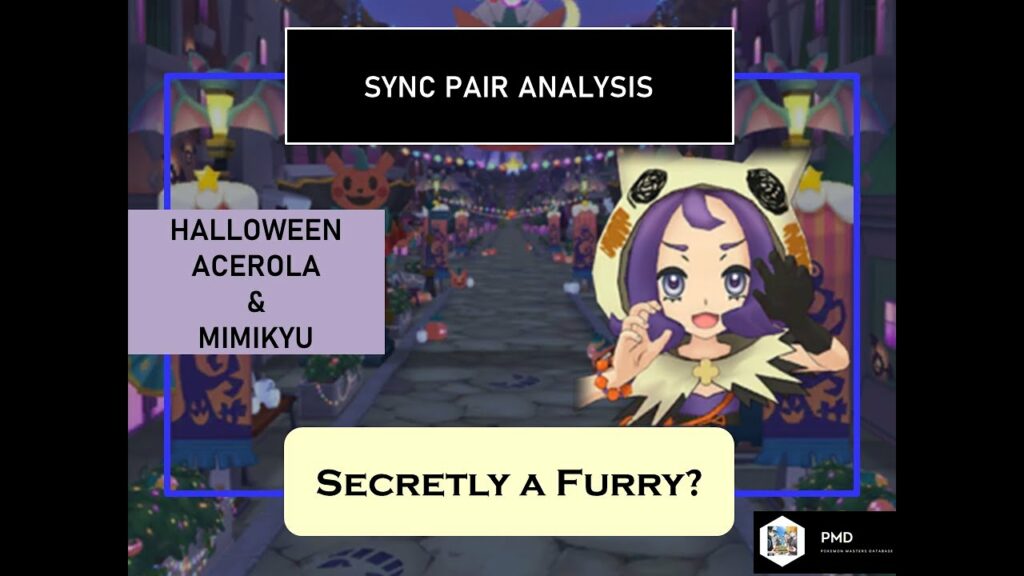 [Pokemon Masters] MIMIKYU IS FINALLY HERE! | Halloween Acerola IN-DEPTH ANALYSIS