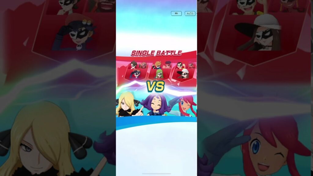 Pokemon Masters - Story Event: Fight or Fright - Full Force Battle! - Ultra Hard (Manual Mode)