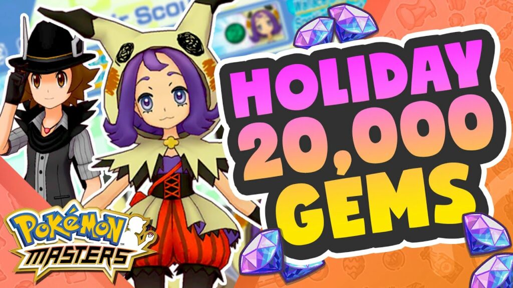 Halloween Luck Arrived! 20K Gems + Amazing Sync Pair Pulls | Pokemon Masters