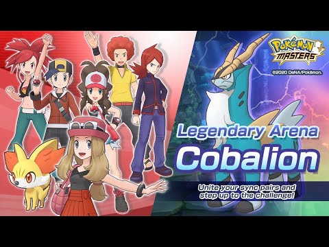 Pokemon Masters EX Legendary Arena: Defeating Very Hard Cobalion 3 Vs 1