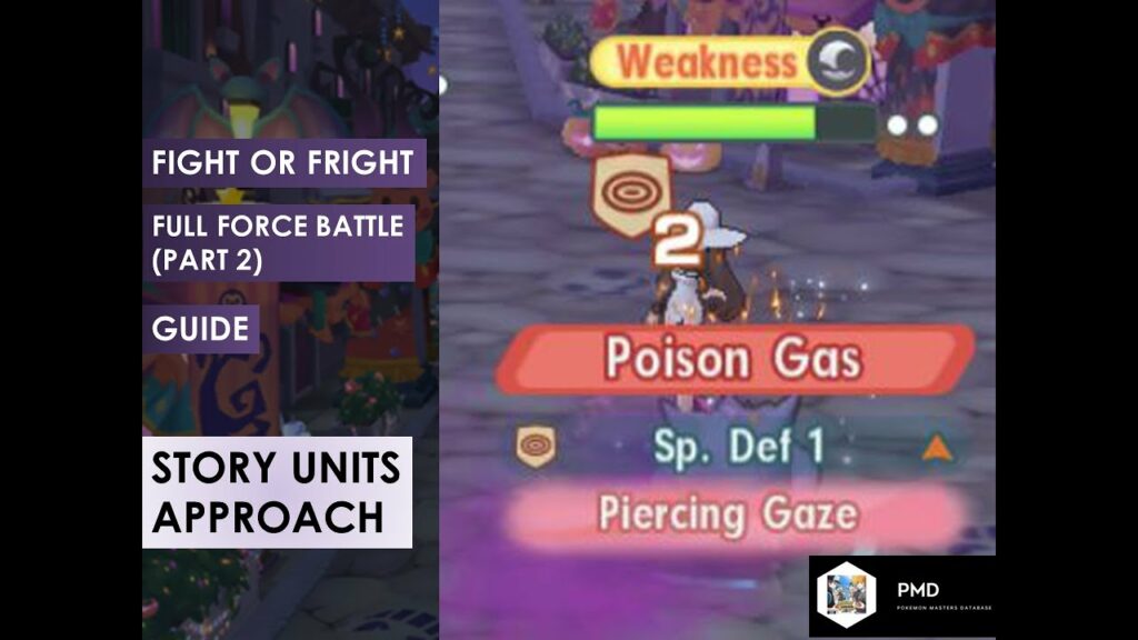 [Pokemon Masters] Fight or Fright Full Force Battle Part 2 F2P Guide