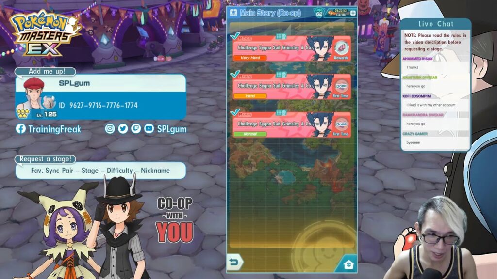 [Pokemon Masters EX] CO-OP WITH YOU (Halloween Week 1)