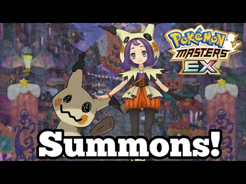 Halloween Acerola And Mimikyu Summons | Pokemon Masters EX