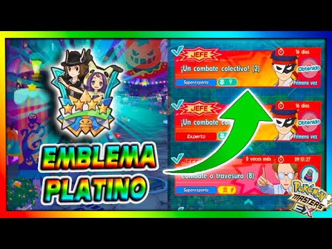 EMBLEMA PLATINO - EVENTO HALLOWEEN - Pokemon Masters EX