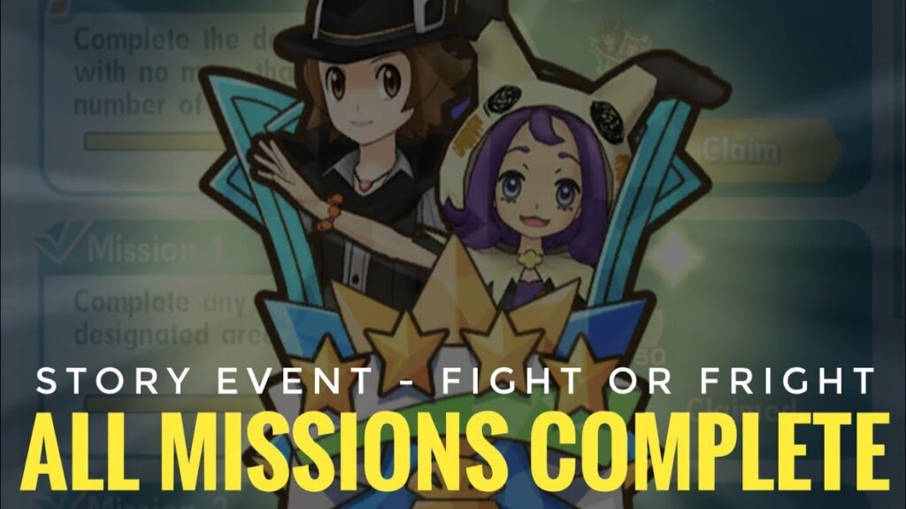 [Pokemon Masters EX] Story Event - Fight or Fright (All Missions Complete)