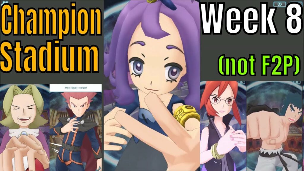 Pokemon Masters - Champion Stadium Week 8 Straight Run