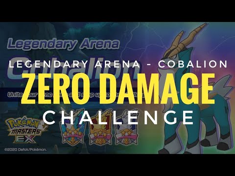 [Pokemon Masters] Legendary Arena - Cobalion's Challenge: Parts 1-3 (ZERO DAMAGE CHALLENGE)