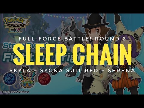 [Pokemon Masters EX] Fight or Fright (Full-Force Battle! Round 2) - SLEEP CHAIN METHOD