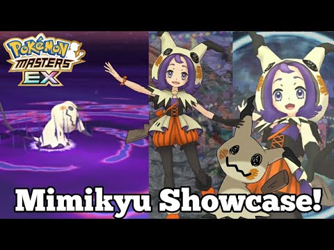 Halloween Acerola And Mimikyu Showcase Vs Champion Stadium | Pokemon Masters EX