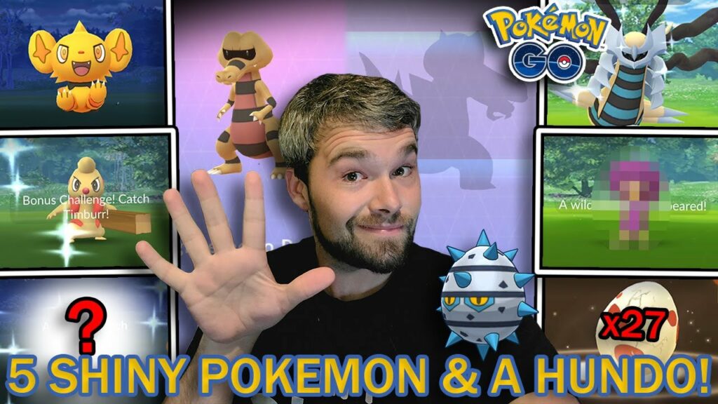 NEW VERIZON EVENT! 5 SHINY POKEMON CAUGHT! A RARE HUNDO! (Pokemon GO)